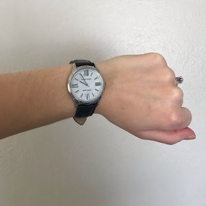 Anne Klein Black Strap Watch